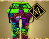 Skull pants + Suspenders