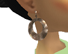 gold dust hoop earrings