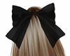 Black Bow in Hairs