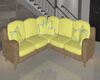 YELLOW SECTIONAL COUCH