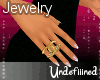 *U* Gold  ring