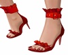Ruffle Red Shoes