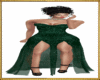 Green sparkle gown