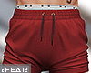 ♛ D-Red Muscle Shorts