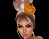 Pumpkin Hair Flower