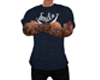 Men Blue Smile Tshirt