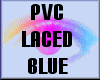 [PT] PVC laced blue