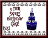 {SCC}Skull Birthday Cake