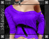 xMx:Loose Purple Sweater