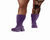 Purple Goth boots