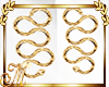 Gold Circles Earrings