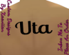 Uta Back Tattoo (M)