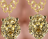 Gold Lion Heads