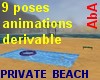 private beach