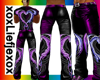[L]Purple dragon Pants M