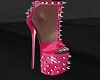 PINK SPIKED SHOES