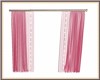 modern pink curtain