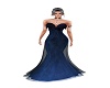 sophisticated navy gown