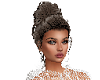 Brown Top Knot Bun