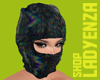 BLACK GLITCH SKI MASK