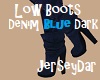 Low Boot Denim Dark