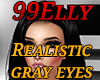Realistic gray eyes