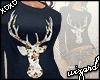 w| floral deer