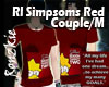Simpsons Red Couple/M