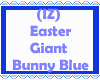 Easter Giant Bunny Blue
