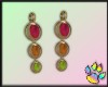 *J* Rose Fall Earrings