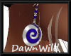 Sapphire Swirl Earrings