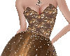 Bronze Floral Gown