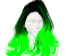 Valeria Neon Green Hair