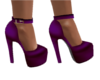 purple heel shoes