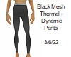 [BB] Black Mesh Pants