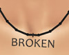 Broken simple necklace