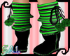 Green Candy Boots