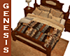 Animal print bed