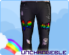 [U]Gray-Rainbow Jeans