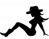 CowGirl Silhouette ad on