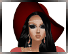 PK*BLACK HAIR/RED HAT