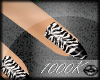 1000K Nails Zebra Dainty