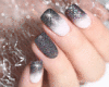 White Silver Nails
