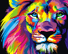 ♔ Lion RGB Poster