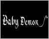 Baby Demon  sign