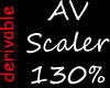 *Mus* AV Scaler 130% M/F