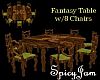 Faerie Table w/8 Chairs