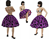 Purple crinoline skirt