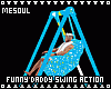 Funny Daddy Swing Action
