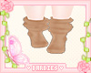 Fuzzy Socks Brown